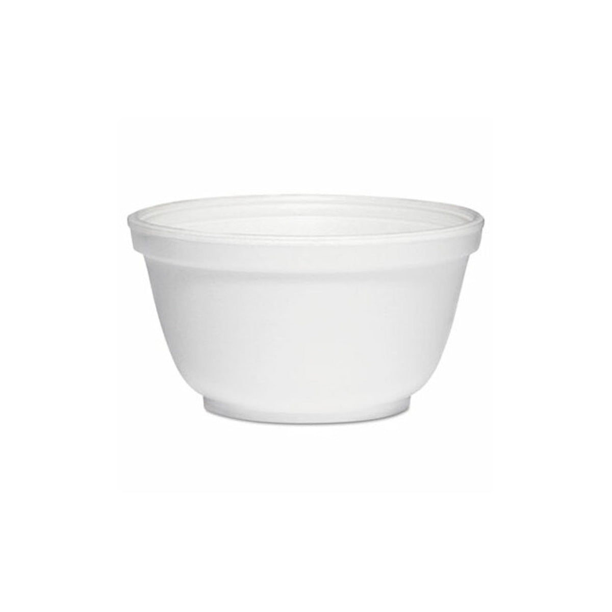 Fusion Foam Round Bowls by DART – 10 oz, 10.0 ounces, Foam, White, Model 10B20
