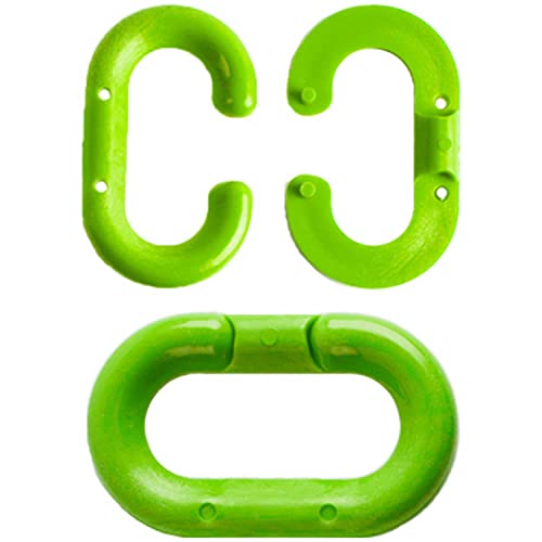 Plastic Master Link by Mr. Chain – 9"L x 12"W x 1"H, Acetal, Safety Green, Model 30714-10