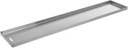HUBERT Food Pan with Drain Holes Stainless Steel - 30" L x 8" W x 3/4" D