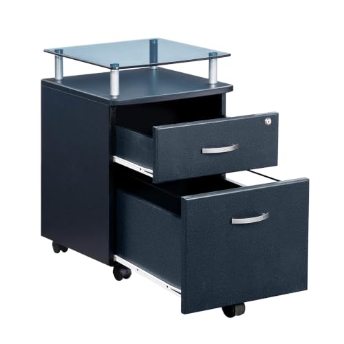 Techni Mobili Graphite / Regular / Modern Vertical File Cabinets
