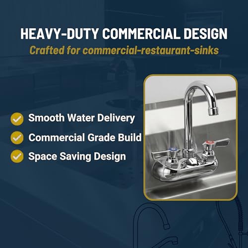 Krowne Faucet / 4 Inch / Silver Touch On Faucets