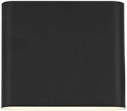 Clyde LED Outdoor Wall Sconce Black