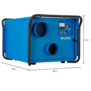 Desiccant Dehumidifier by Global Industrial – Metal, Black & Blue, Model DDH50