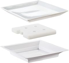Cal Mil Porcelain Plate Liner Cold Pack Set, 11 x 11 x 1 inch - 1 each.
