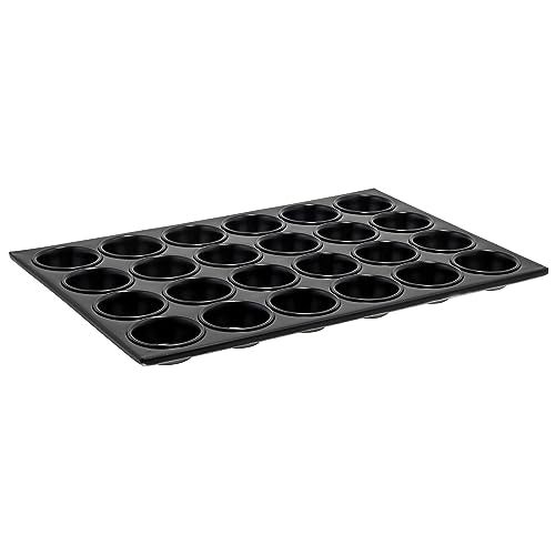 Winco 1 / 20.75 x 14.25 inches / Black Muffin & Cupcake Pans