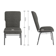Flash Furniture Charcoal Gray Fabric/Silver Vein Frame / Set of 1 / Classic Chairs
