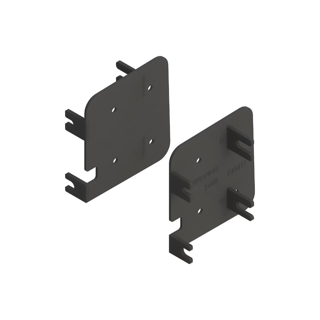 KTX-FDB8 Perfect Fit Brackets for Most Ford Vehicles 2004-Up by Alpine – Aluminum