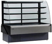 Hydra-Kool KBD-CG-80-D 77-1/2" Curved Glass Non-Refrigerated Bakery Display Case