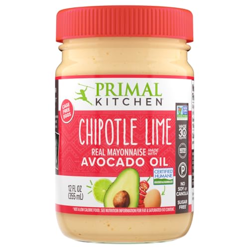 Primal Kitchen Chipotle Lime / 12 Fl Oz (Pack of 1) / No Color Mayonnaise