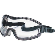 Stryker Adjustable Polyvinyl Chloride Strap Stylish Goggle with Smoke Frame and Clear Anti-Fog Lens by MCR Safety – 2310AF, Bamboo, Model 2310AF