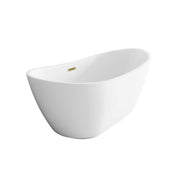 Ines Soaking Bathtub by Lighting Design – White