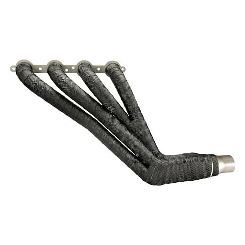 Design Engineering 2" x 50' / Black / Black Titanium Heat Wrap, Matting & Sleeving