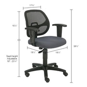 Global Industrial Grey / Industrial / 1 Managerial & Executive Chairs