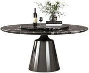 Mesa De Jantar Natural Marble Round Dining Table Home Light Luxury Diner Table