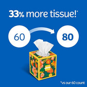 Kleenex White / 80 Tissues (Pack of 16) / Modern Box Tissues