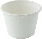 PacknWood 210GPU140F 4.7 oz 2.9 in. White Mini Sugarcane Cup with No Added PFAS - 1000 Piece