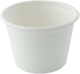 PacknWood 210GPU140F 4.7 oz 2.9 in. White Mini Sugarcane Cup with No Added PFAS - 1000 Piece