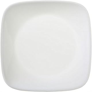 Corelle Square Pure White 6-1/2” Plate (Set of 4)