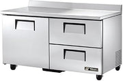 True TWT-60D-2 Solid Door and Drawer Worktop Refrigerator