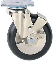 Caster Plate/Brake 5" Diam Metro