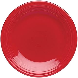 Fiesta 10-1/2-Inch Dinner Plates, Set of 4, Scarlet