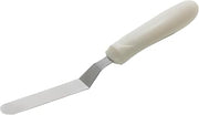 Winco 3 1/2" x 0 3/4" White Offset Spatula