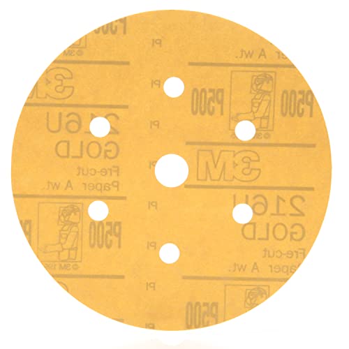 3M 6 / P500 & DF / Gold Hook & Loop Discs