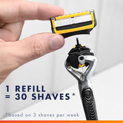 Gillette 1 Razor, 2 Refills / ProGlide Shield 1 Handle + 2 Refills / 1 Count (Pack of 1) Cartridge Razors
