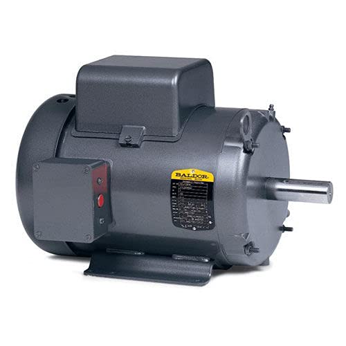 1735RPM, 5HP, 60HZ, 1PH, 184T, 3646LC, TEFC, F1 by Baldor – Alloy Steel, Model EL3612T
