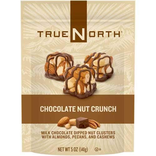 Chocolate Nut Crunch by True North – 5.0 Ounce (Pack of 6), Pack of 6
