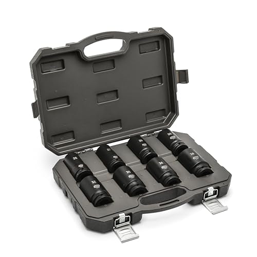 GEARWRENCH 8 Pc. Deep / Chrome / 1 Socket & Socket Wrench Sets