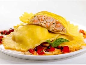 Seviroli Shrimp and Roasted Garlic Ravioli Hexagon, 2.5 Pound -- 2 per case.