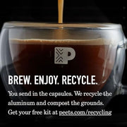 Peet's Coffee Caramel / 10 Count (Pack of 5) / Dark Roast Coffee Gifts