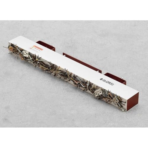 Global Industrial 3"L x 36"W x 3"H / Silver / Industrial Magnetic Sweepers