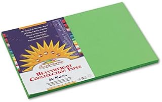 Prang Sunworks 12x18 Bright Green 50ct Arts & Crafts Construction Paper Paper Pac9607 Pacon Corporation