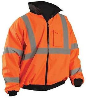 OccuNomix LUX-ETJBJ-OS Value Bomber Jacket, Orange, S, Class 3