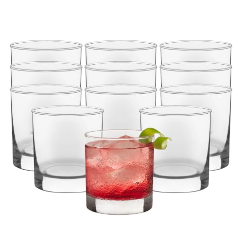 Libbey Whiskey Rocks 12 / 12 Count (Pack of 1) / Heavy Base Mixed Drinkware Sets