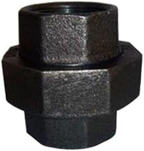 Anvil International 0812508018 Class 150 Imported Malleable Iron Union, 1/2", Black