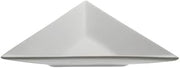 10 Strawberry Street Whittier 5.5" Triangle Tid Bit Tray, Set of 6, White