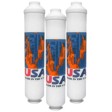 in-line T-33 Chlorine Taste and Odor Filter CL10RO by Omnipure – 3 Count (Pack of 1), Activated Carbon, Pack of 3, Model DF-183071