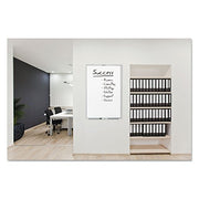 Quartet Silver / 48"W x 36"H / Nano-Clean Magnetic Dry Erase Boards