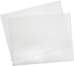 HUBERT Replacement Acrylic Sheets for C Style Sign Holders - 11" H x 8 1/2" L, 2 per Pack