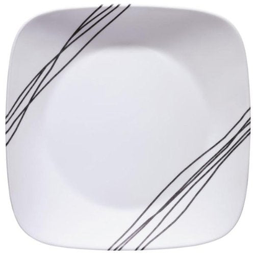 Simple Sketch Dinner Plate by Corelle – Medium, Glass, White, Model 1088184