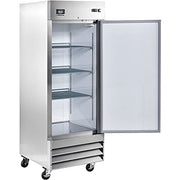 Reach-in Refrigerator by Nexel – 32.25"L x 29"W x 82.5"H, 23.0 cubic_feet, Stainless Steel, Multicolor, Model CFD-1RR-HC