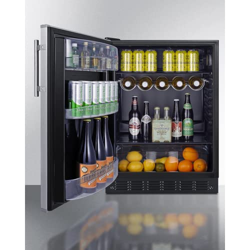 Summit Appliance Left-Hand Door / 24" / Silver Categories