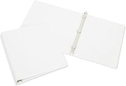 AbilityOne 7510015107492 - Round Ring Binder - 1" Capacity - White