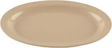 G.E.T. OP-610-T Melamine Oval Serving Platter, 10" x 6.75", Tan (Set of 12)