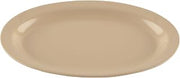 G.E.T. OP-610-T Melamine Oval Serving Platter, 10" x 6.75", Tan (Set of 12)