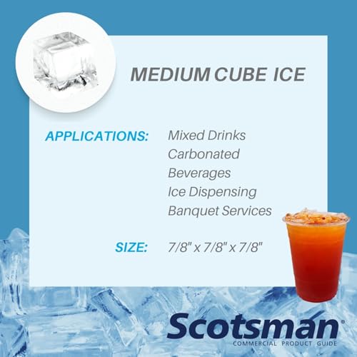 Scotsman 476 lb / Day - 180 lb Ice & Water Bin - 208V / 180.0 pounds / 1 Ice Makers