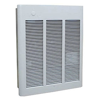 Commercial Fan-Forced Wall Heater by Berko – 3.75"L x 14.31"W x 18.25"H, Steel, Northern White, Model FRA1512F